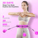 Smart Weighted Hoop, Adults Fitness Hoop, Wide Adjustable Exercise Hoop with 360 Degree Massage for Adults & Children Weight Loss