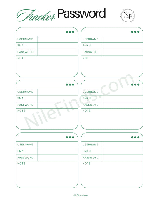 Password Tracker