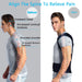 Adjustable Posture Corrector Low Back Support Shoulder Brace Belt for Men Women