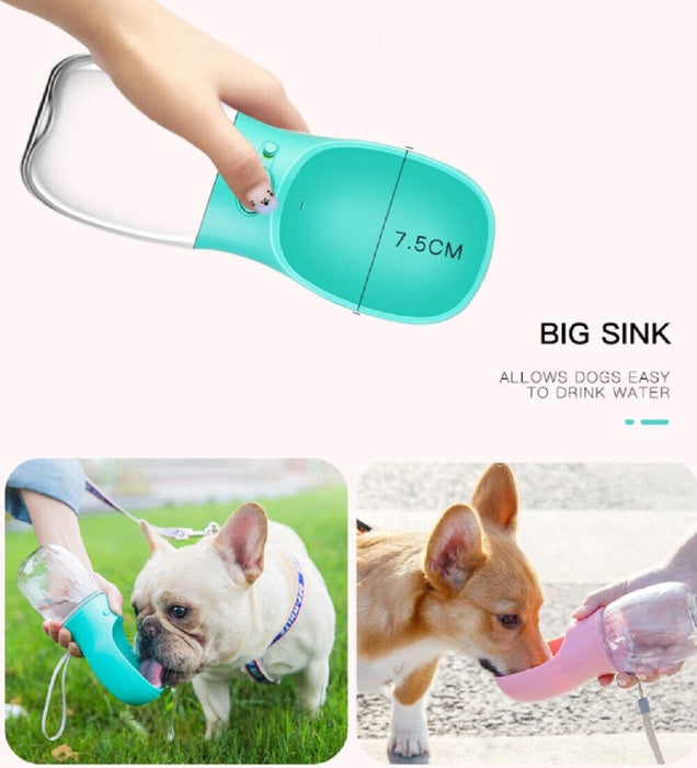 Leak-Proof Portable Dog Water Bottle - Travel-Friendl