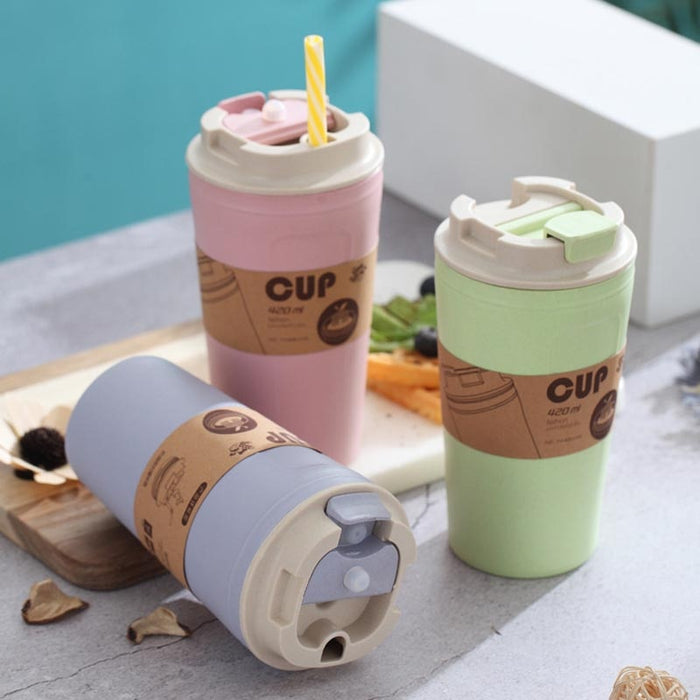 420ml Reusable Bamboo Coffee Cup