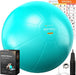 Exercise Ball Yoga Ball Chair for Fitness, Stability, Pilates, Pregnancy, Birthing, Therapy or Workout - 55Cm / 65Cm / 75Cm Extra Thick, Anti-Burst & Non-Slip, Gym Quality Balance Ball - Pump & Guide