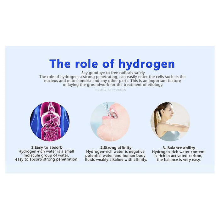 Upgrated Hydrogen Water Bottle, Portable Hydrogen Water Bottle Generator, Rechargeable Hydrogen Water Ionizer Machine for Home Office Travel