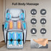 4D Full Body Massage Chair SL Track Zero Gravity Shiatsu with Bluetooth and Heating, Black