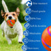 Automatic Dog Ball Toy - USB Rechargeable, Dual Mode, Soft Exterior & PC Interior - for Small Breeds