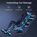 4D Massage Chair, Zero Gravity Shiatsu with Stretching Function, Bluetooth, Heating, Leather