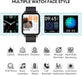 Smart Watch for Android Ios Phones, 1.69" Touch Screen Smartwatch for Men, Fitness Tracker Watch with Heart Rate Blood Pressure Monitor, Pedometer Running Watch, IP68 Waterproof Bluetooth Watch