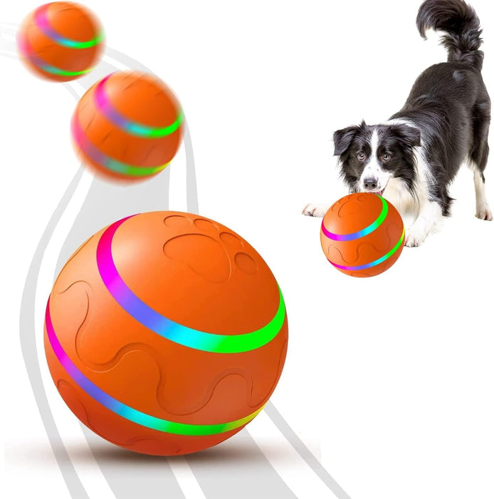 Automatic Dog Ball Toy - USB Rechargeable, Dual Mode, Soft Exterior & PC Interior - for Small Breeds