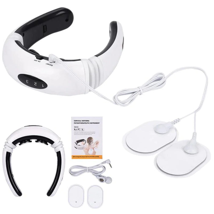 Electric Neck Massager - Pulse & Magnetic Therapy for Instant Pain Relief