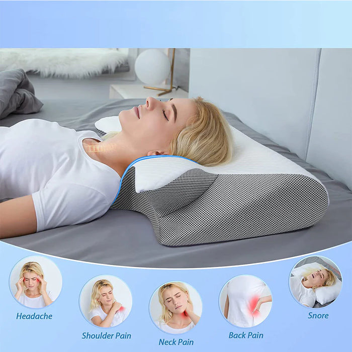 Sleep Enhancing Cervical Support Comfort Goose Down Pillow – The Ultimate Sleep Solution