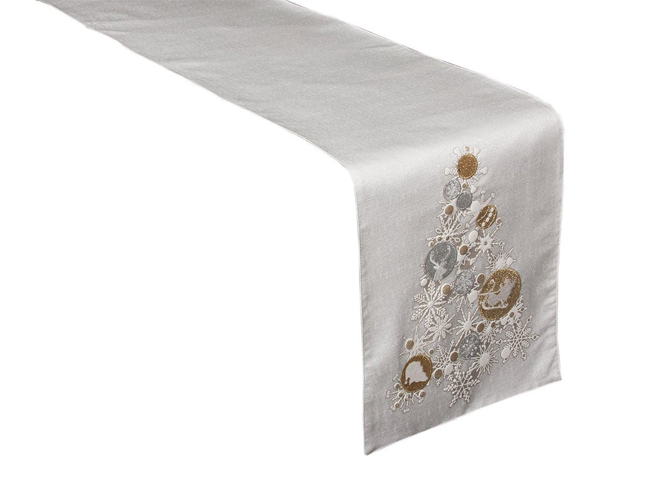 Ornament Tree Table Runner,13.5"x72"