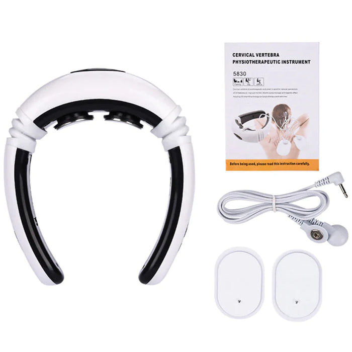 Electric Neck Massager - Pulse & Magnetic Therapy for Instant Pain Relief