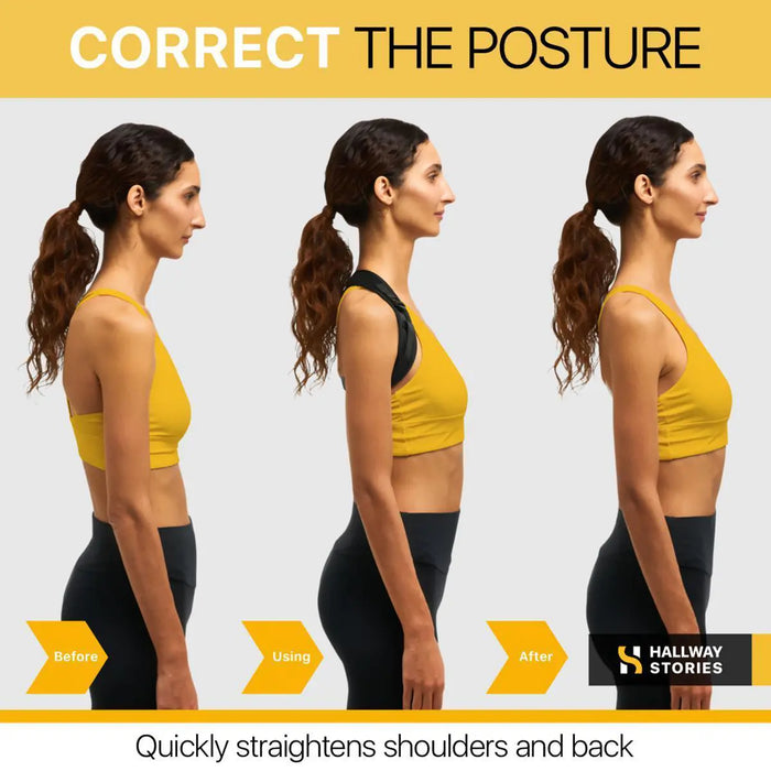 Back Brace Posture Corrector – Adjustable Support for Men & Women