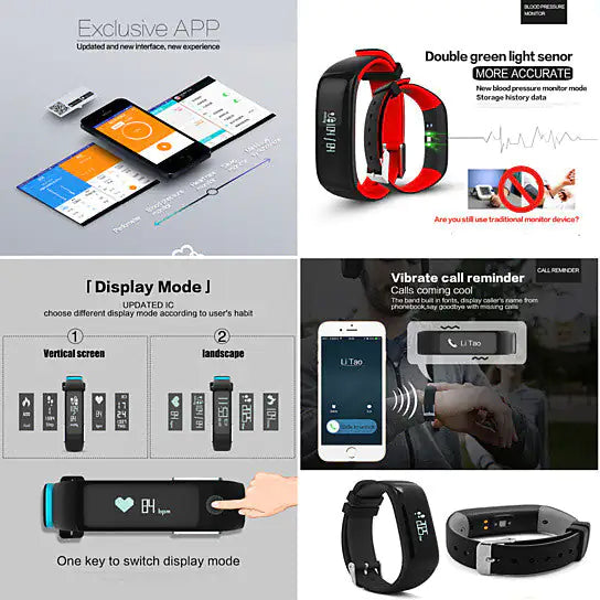 Smart Blood Pressure, Heart Rate & Activity Monitoring Watch – Your All-in-One Wellness Tracker