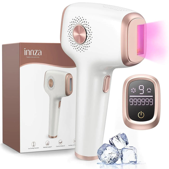 INNZA IPL Laser Hair Removal - 999,999 Flashes with Ice Cooling