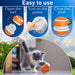 Automatic Dog Ball Toy - USB Rechargeable, Dual Mode, Soft Exterior & PC Interior - for Small Breeds