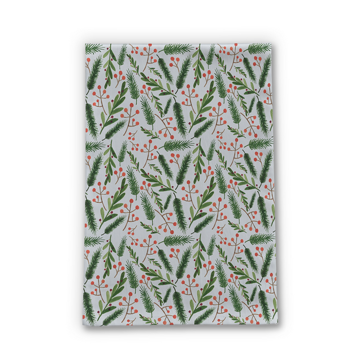 Christmas Branch Tea Towel