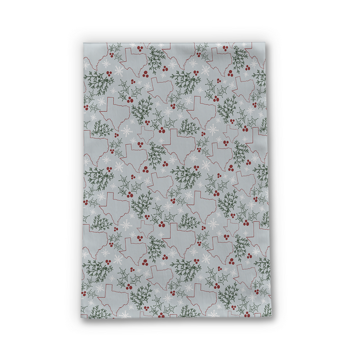 Texas Christmas Tea Towel