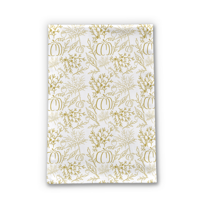 Fall Pattern Tea Towel