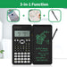 Calculator Notepad with 6.5 Inch LCD Writing Tablet