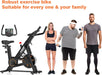 Silent Magnetic Resistance Indoor Cycling Bike, Fully Adjustable Design for All People, Stationary Exercise Bikes for Home (400 Lbs Weight Capacity)