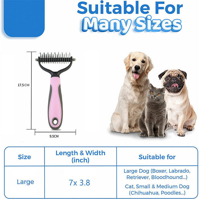 Grooming brush for pet