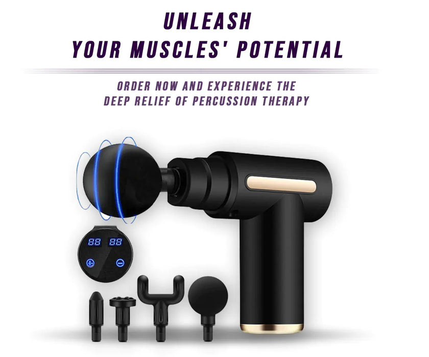 Muscle Massage Gun Deep Tissue, Percussion Massager Gun for Athletes Muscle Massage Gun for Pain Relief