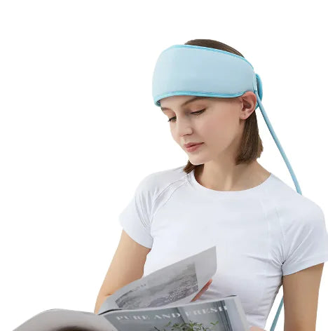 Electric Scalp Massager with Hot Compress – Battery-Powered Kneading Head Massager