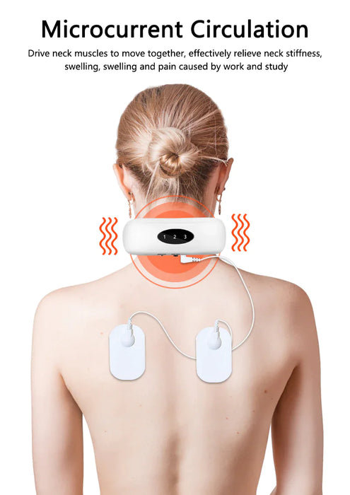 Electric Neck Massager - Pulse & Magnetic Therapy for Instant Pain Relief