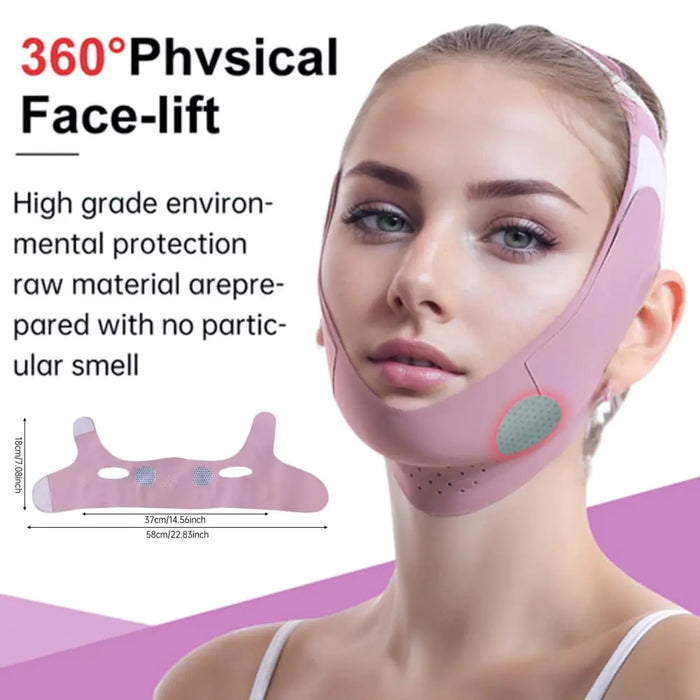 Graphene V-Line Chin Up Mask - V-Shaped Face & Jaw Exerciser, Lilac